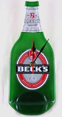Becks bottle clock