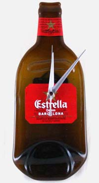 Estrella bottle clock