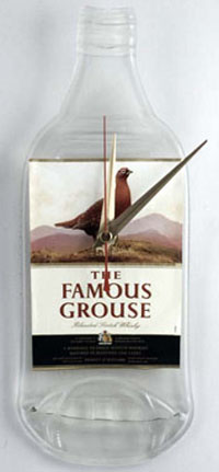Famous Grouse bottle clock