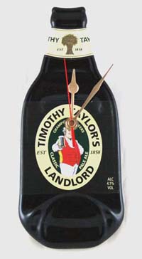 Timothy Taylor Landlord bottle clock