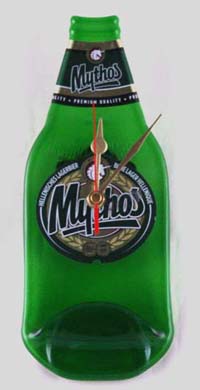 Mythos bottle clock