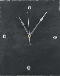 Oblong Slate clock