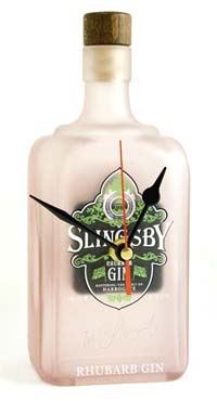 Slingsby gin Mantle bottle clock