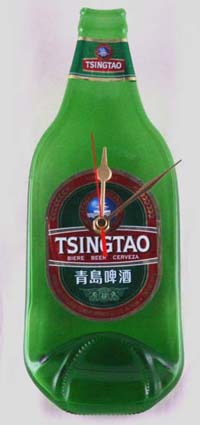 Tsingtao bottle clock
