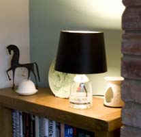 RECYCLED CAORUNN BOTTLE TABLE LAMP